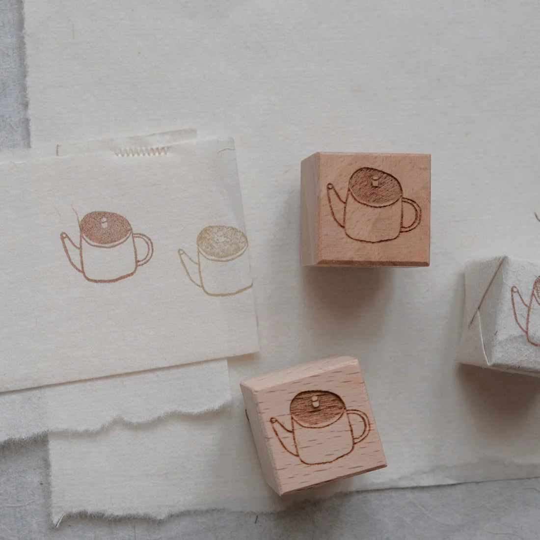 BIGHANDS Rubber Stamp Little Things In Life:Tea Pot