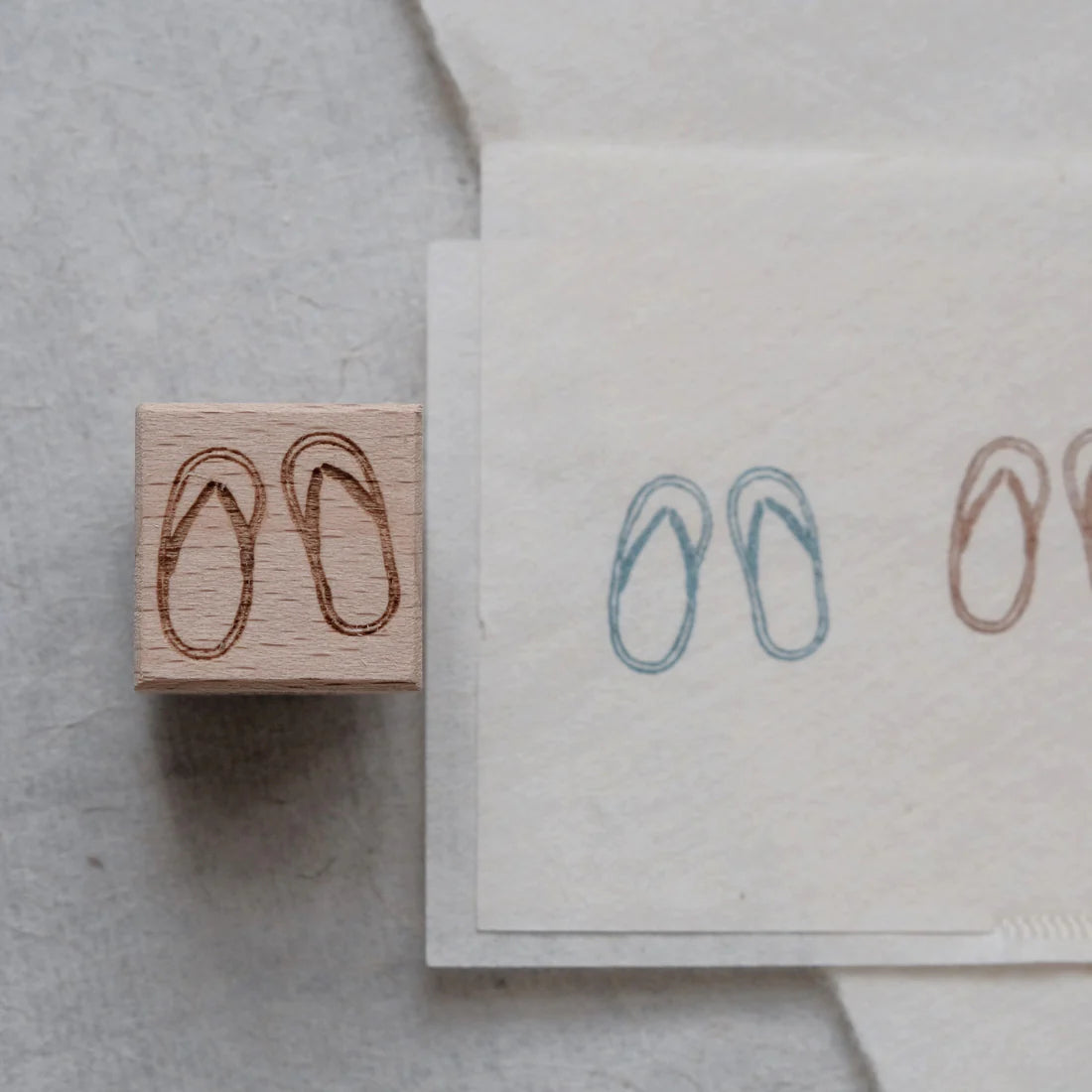 BIGHANDS Rubber Stamp Little Things In Life:Slippers
