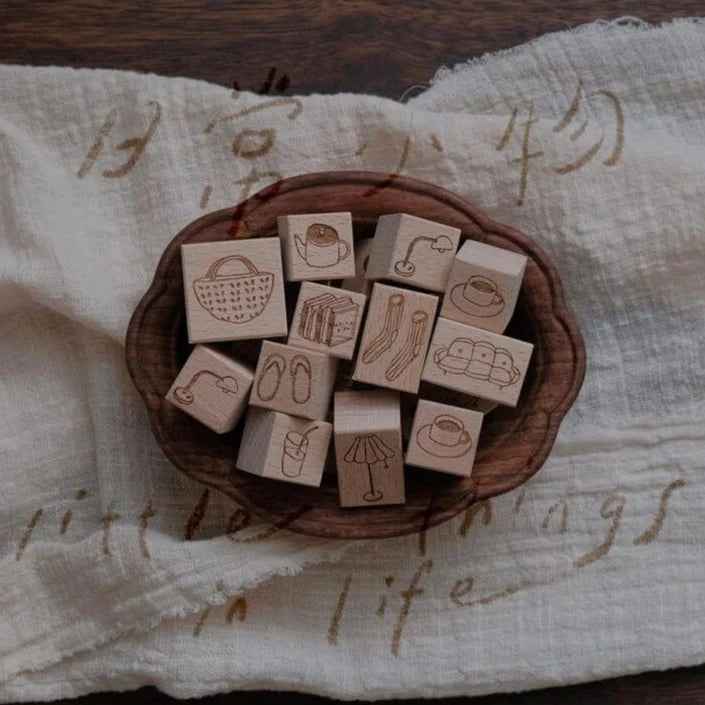 BIGHANDS Rubber Stamp Little Things In Life:Books