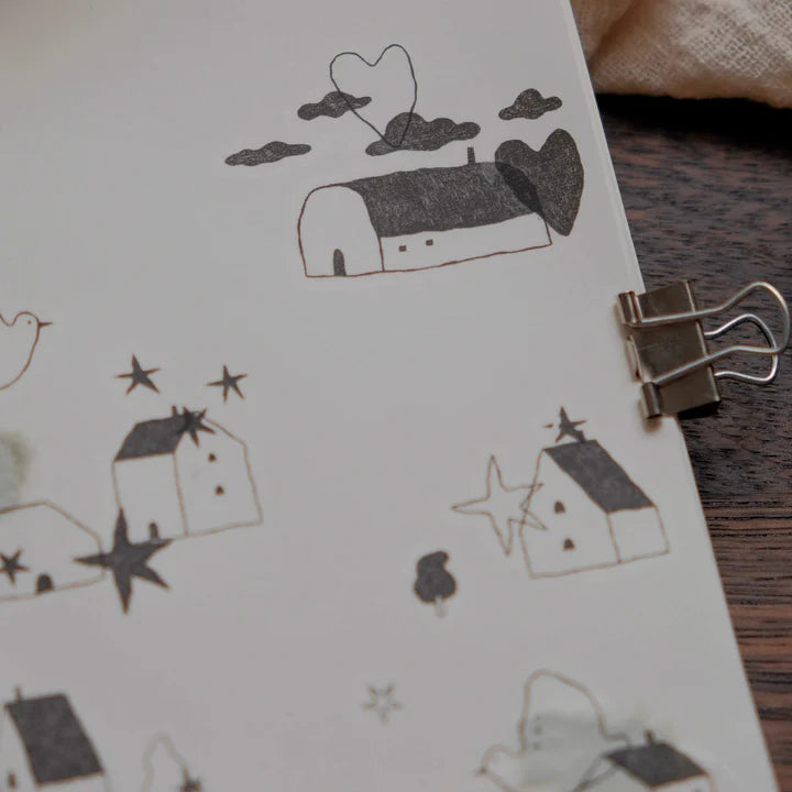 BIGHANDS Print-On Stickers Someday's Sketches 1pc