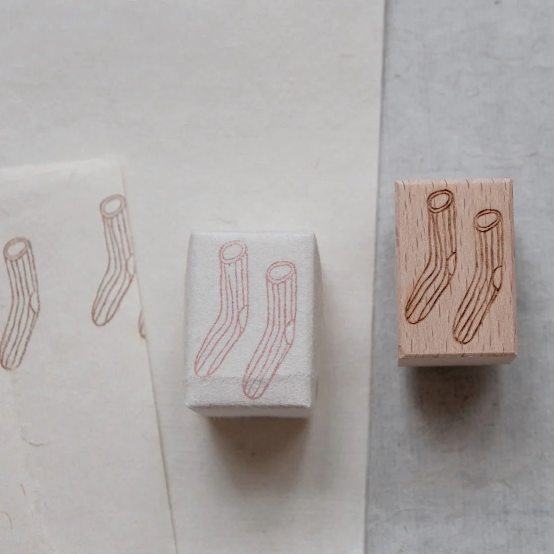 BIGHANDS Rubber Stamp Little Things In Life:Socks