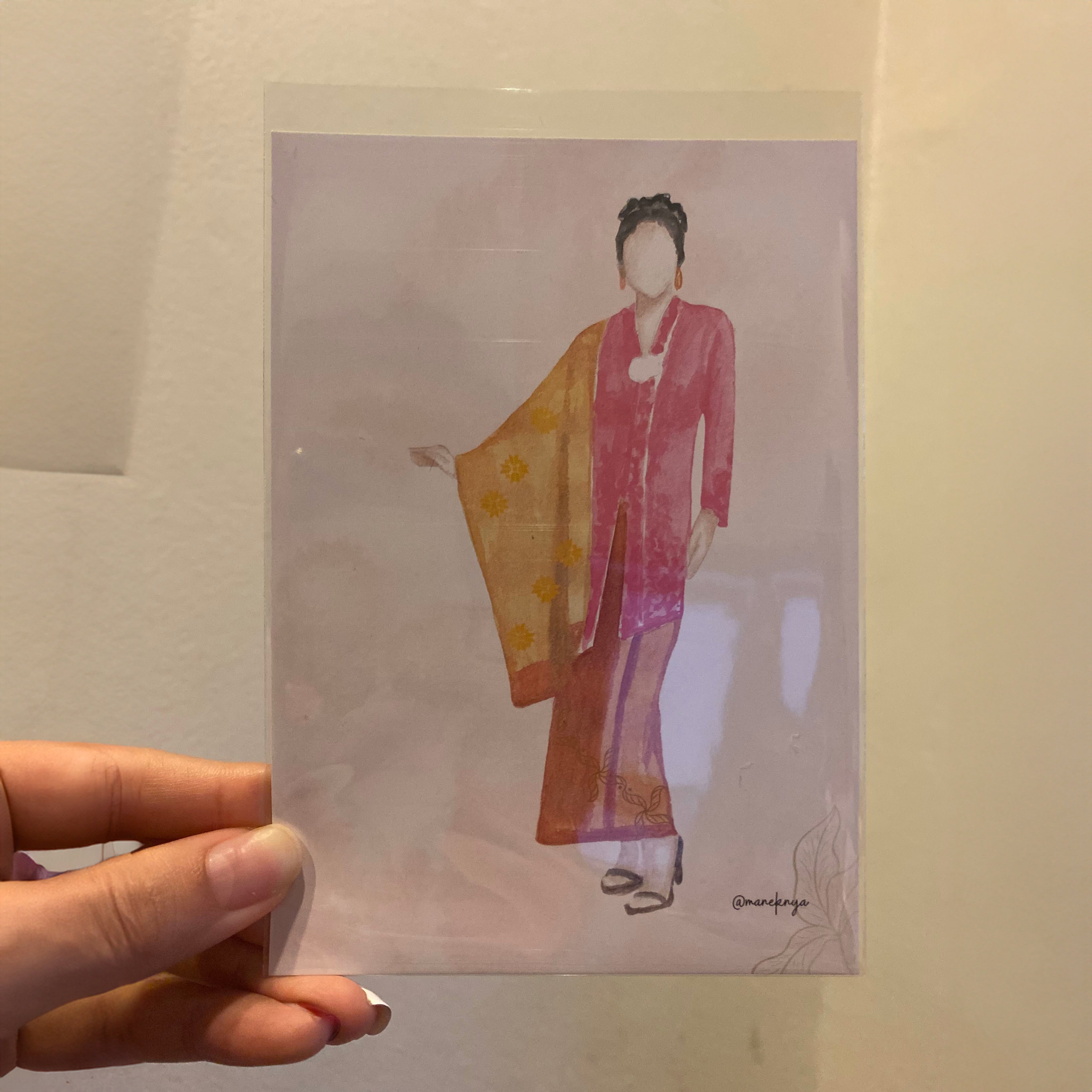 MANEKNYA Peranakan Postcard