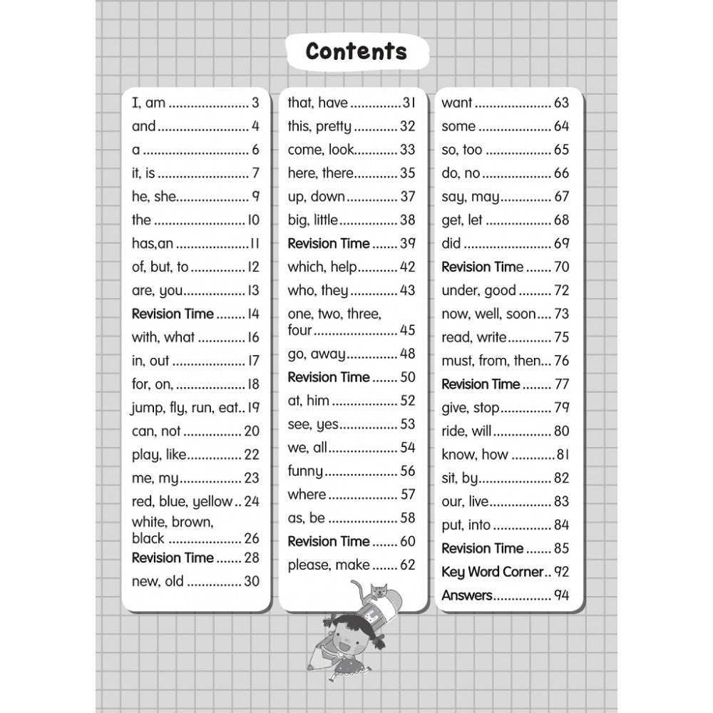 Bright Kids 2022-K1 Key Words