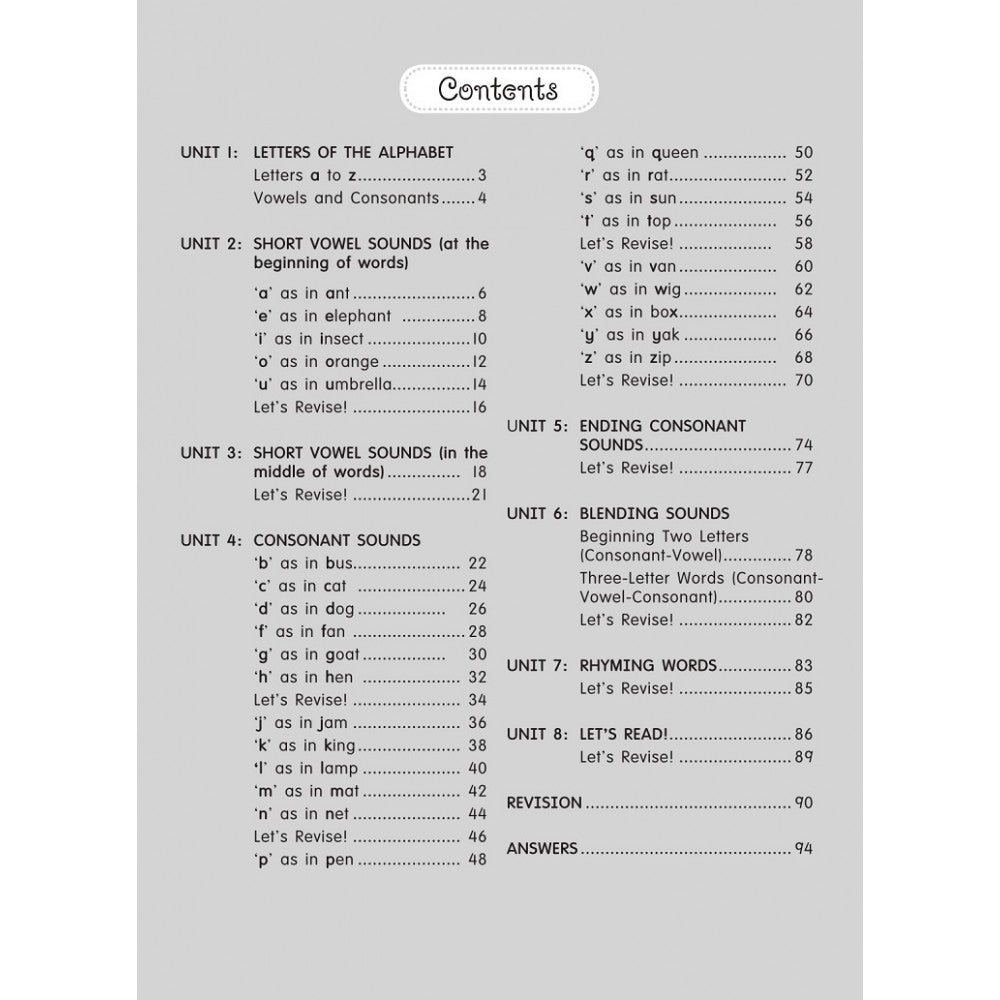 Bright Kids 2022-K1 Phonics