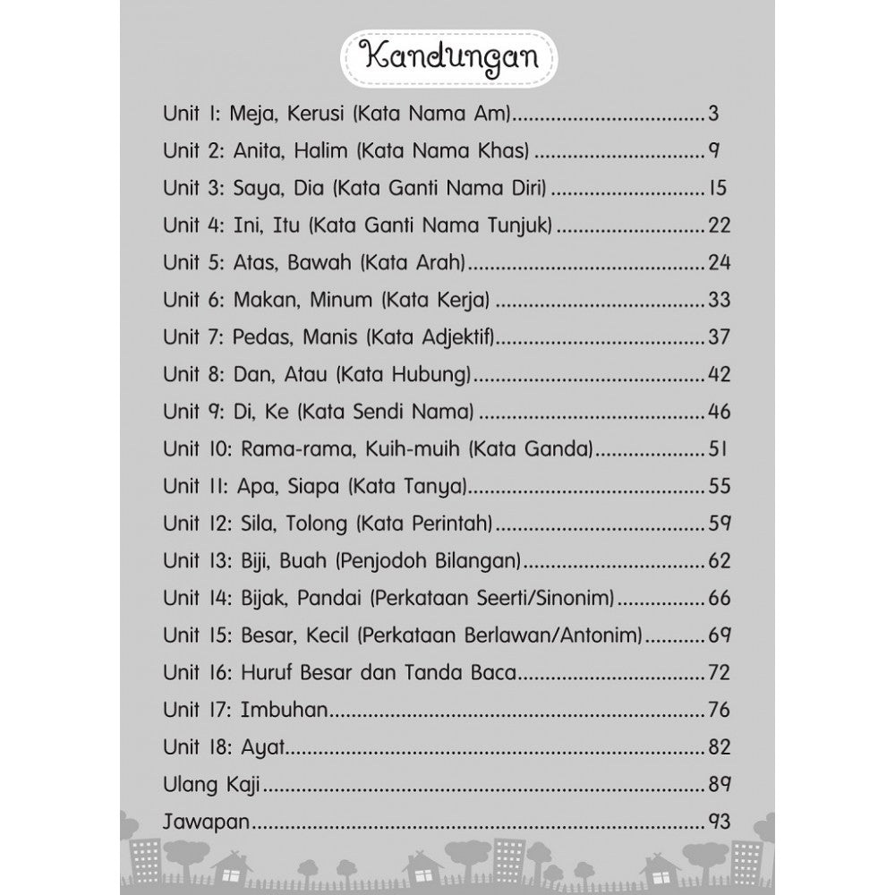 Siri Bintang Kecil 2022-Tatabahasa Pra Tahun 1