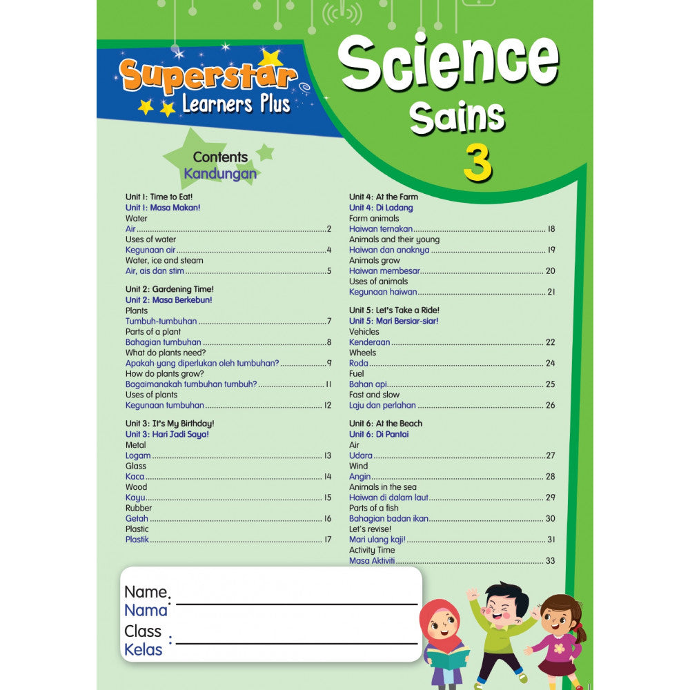 Superstar Learners Plus-Science Sains 3 (BIBM)