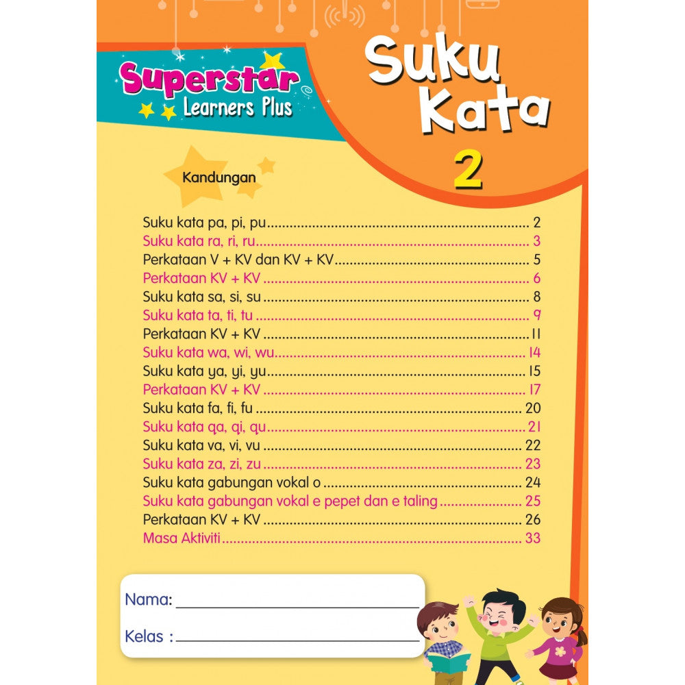 Superstar Learners Plus-Suku Kata 2