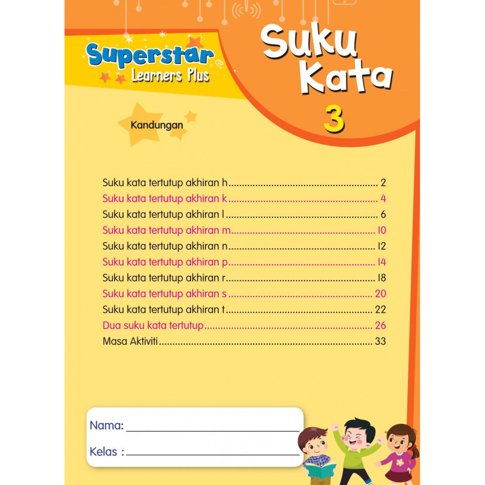 Superstar Learners Plus-Suku Kata 3