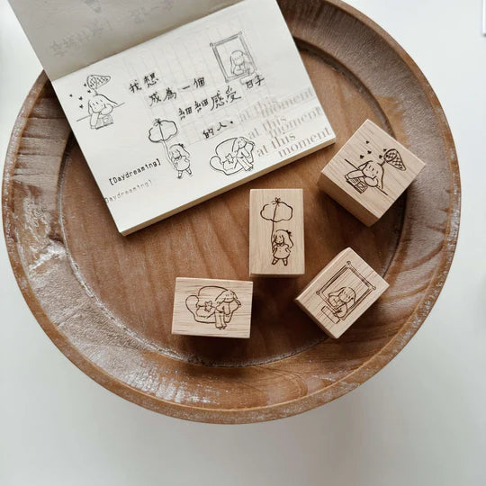 SOM Studio x msbulat Rubber Stamp: Moments I Imagine-Dreamscape Imagination