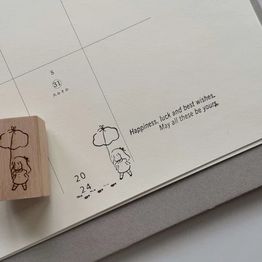 SOM Studio x msbulat Rubber Stamp: Moments I Imagine-Holding My Imagination