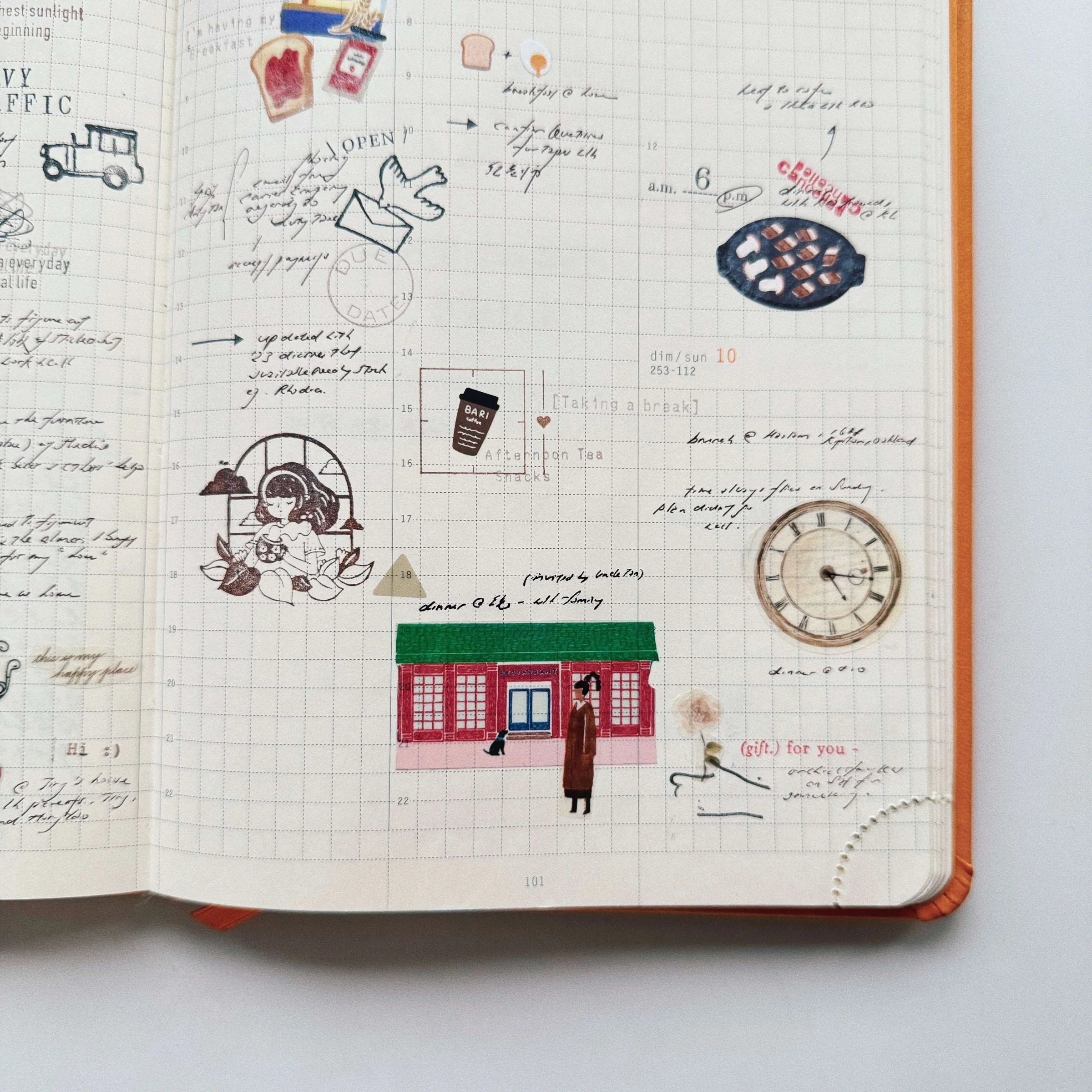 SOM Studio x sho.happiness Rubber Stamp-Brewed Serendipity