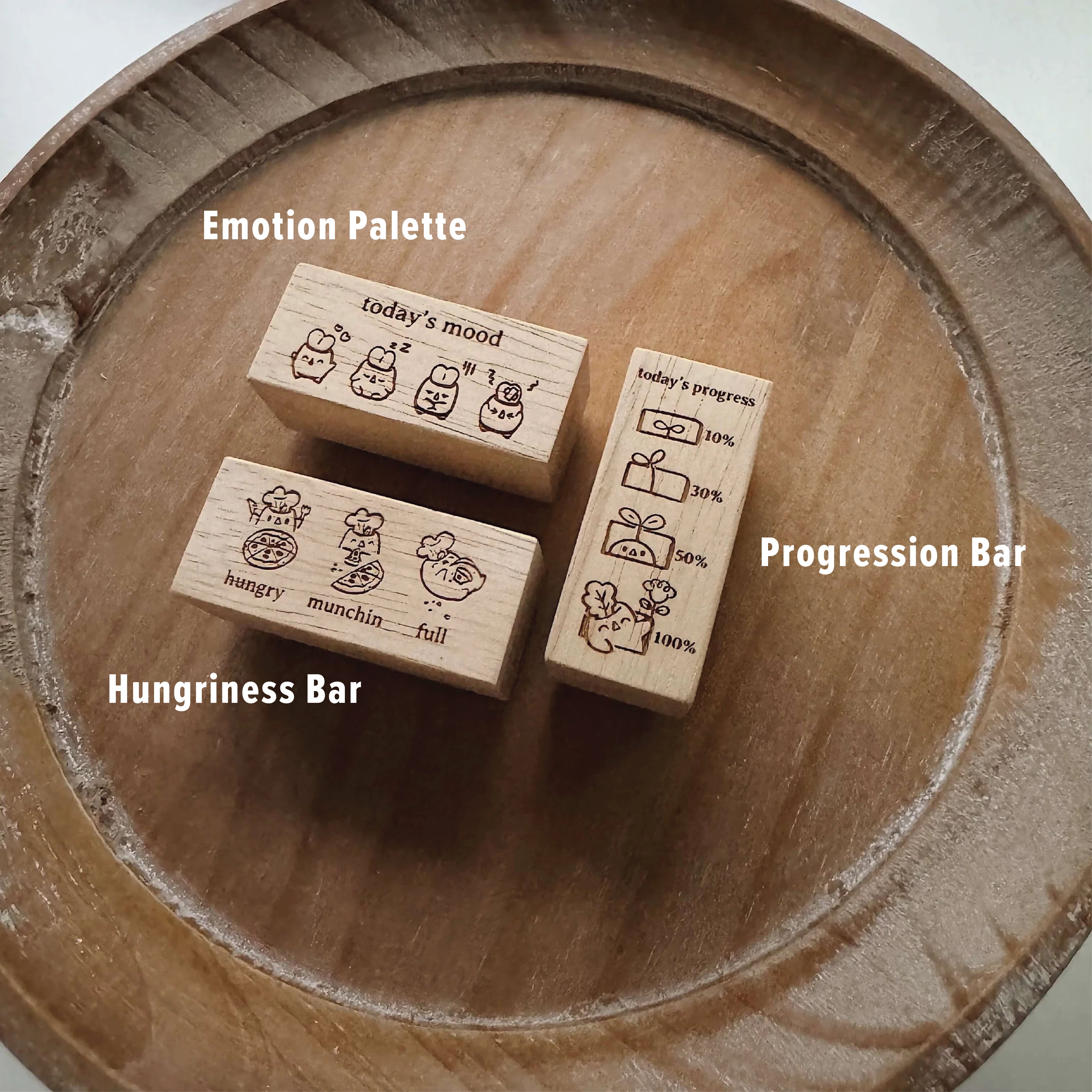 SOM Studio x elsiewithlove Rubber Stamp: Making Progression-ing!-Kakpoot Emotion Palette
