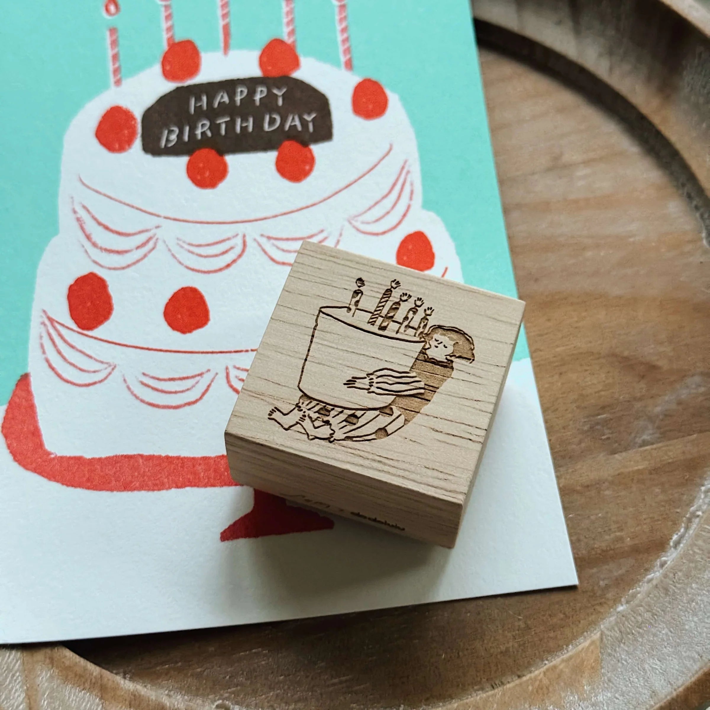 SOM Studio x dodolulu Rubber Stamp-Celebration