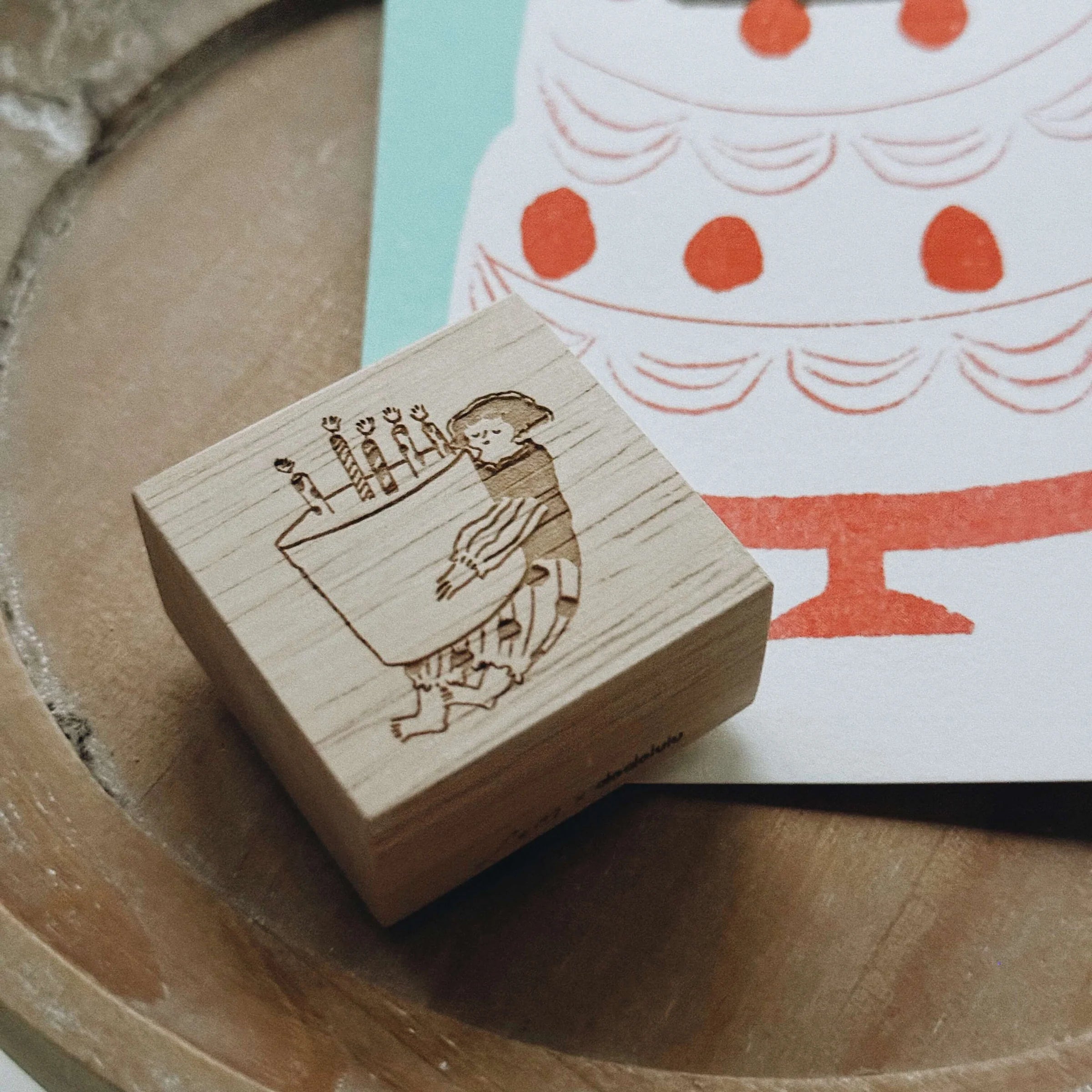 SOM Studio x dodolulu Rubber Stamp-Celebration