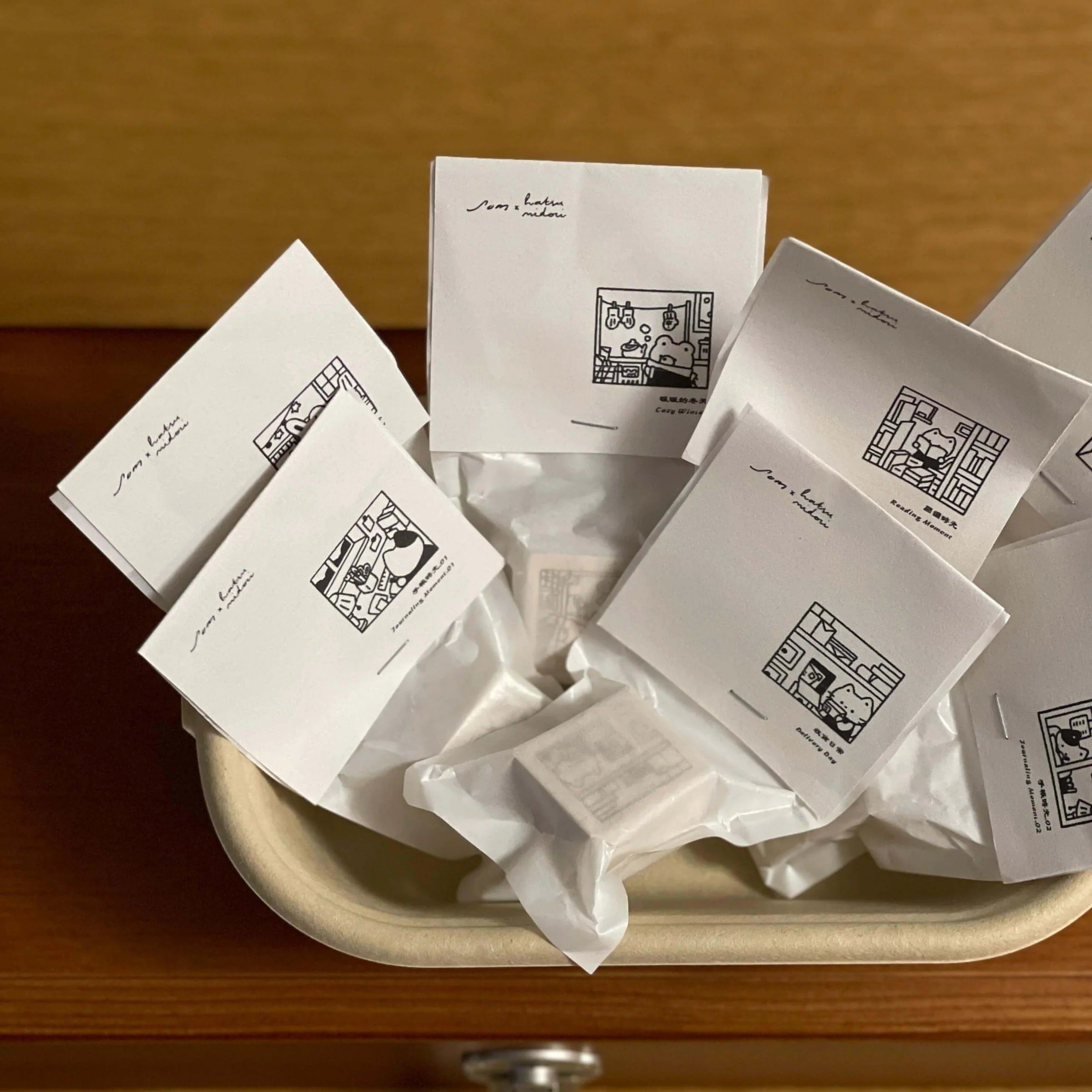 SOM Studio x hatsu midori Rubber Stamp: My Everyday Corner-Cozy Winter (Kitchen Corner)