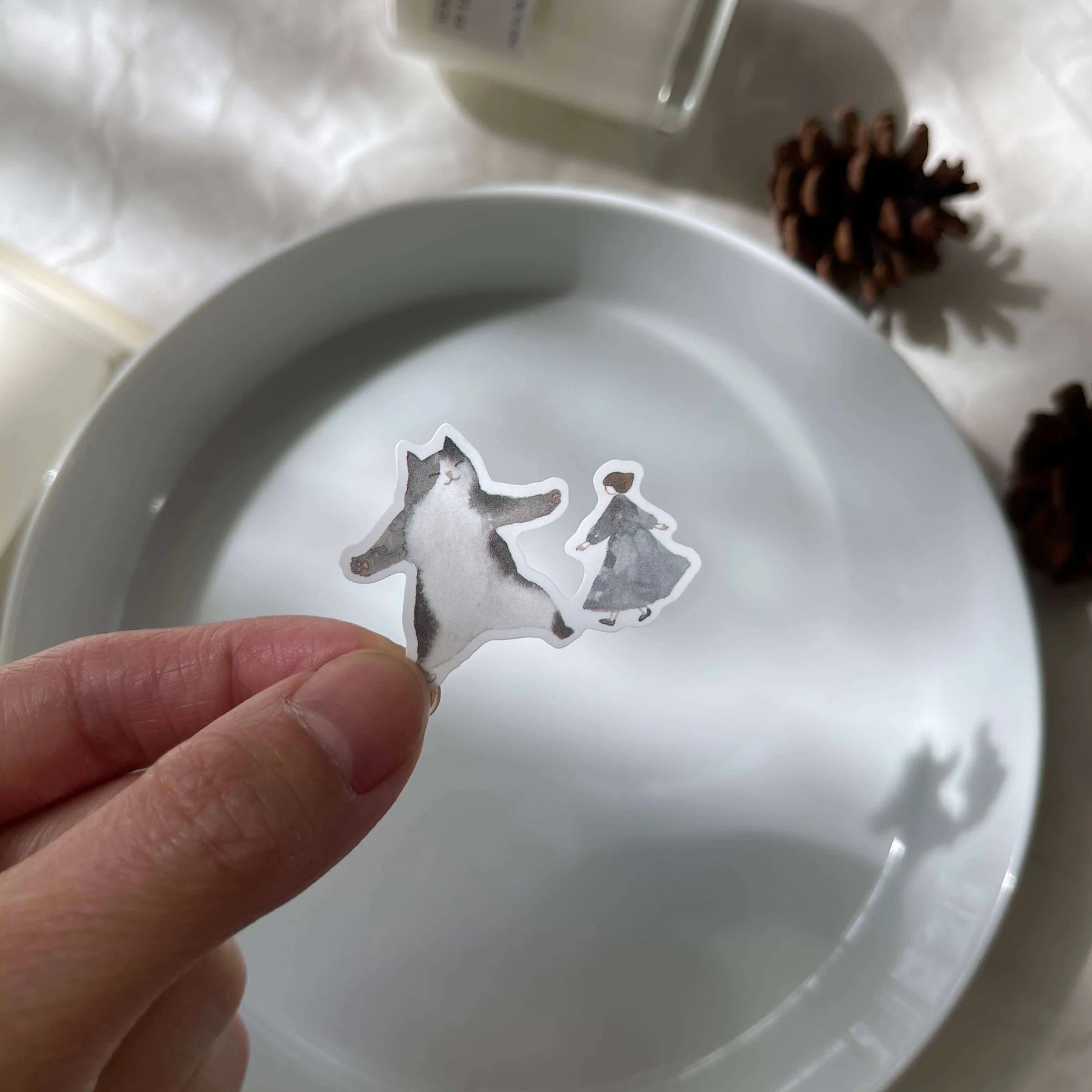 PION Die-Cut Stickers: Cat Girl