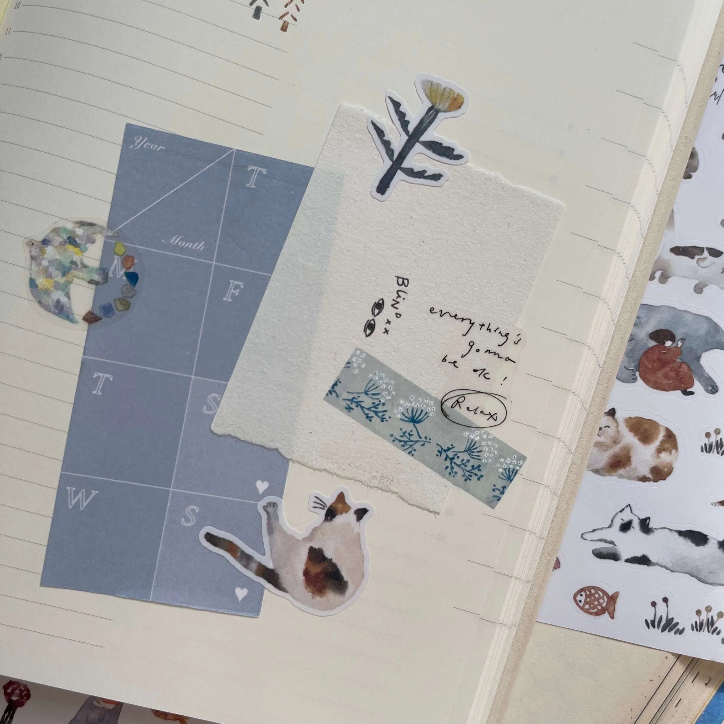 PION Die-Cut Stickers: Cat Girl