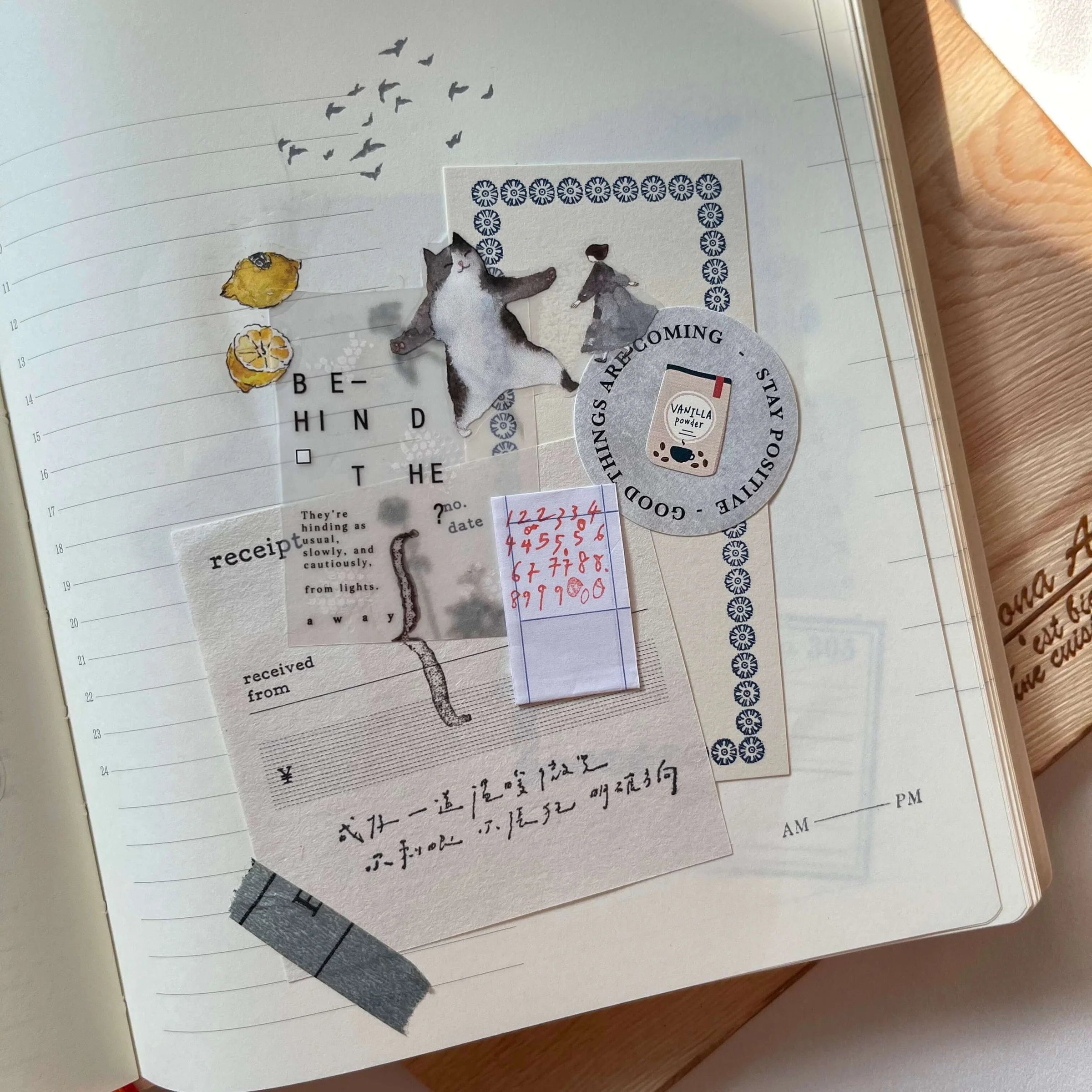 PION PET Tape Sample Roll 100cm: Cat Girl