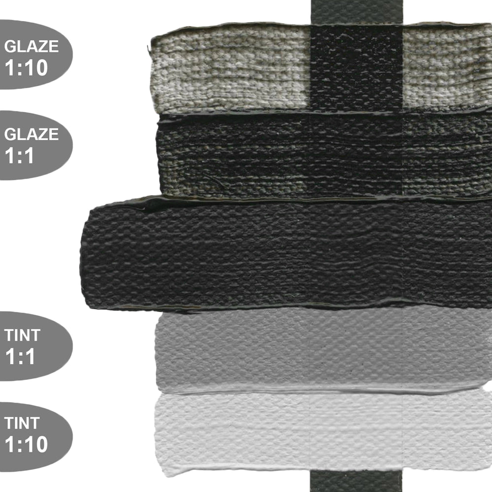 GOLDEN Heavy Body Acrylics 235ml Bone Black