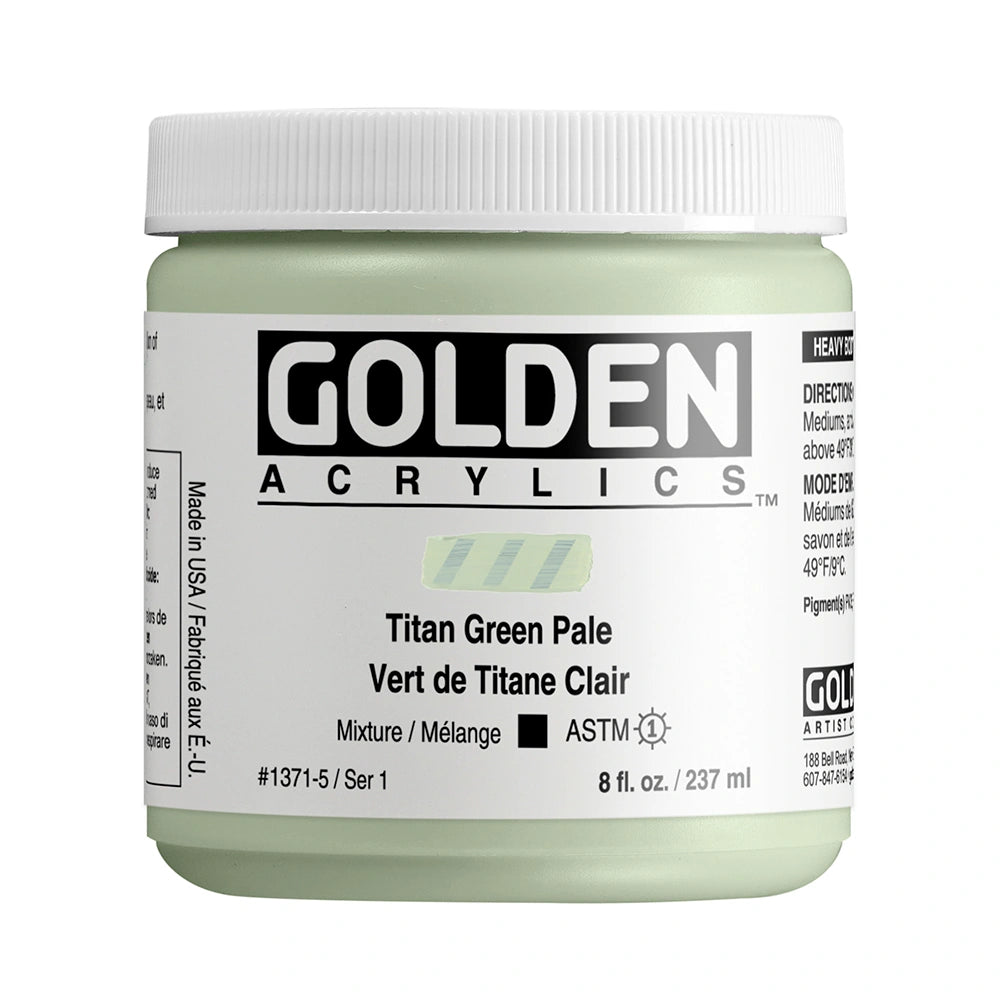 GOLDEN Heavy Body Acrylics 235ml Titan Green Pale