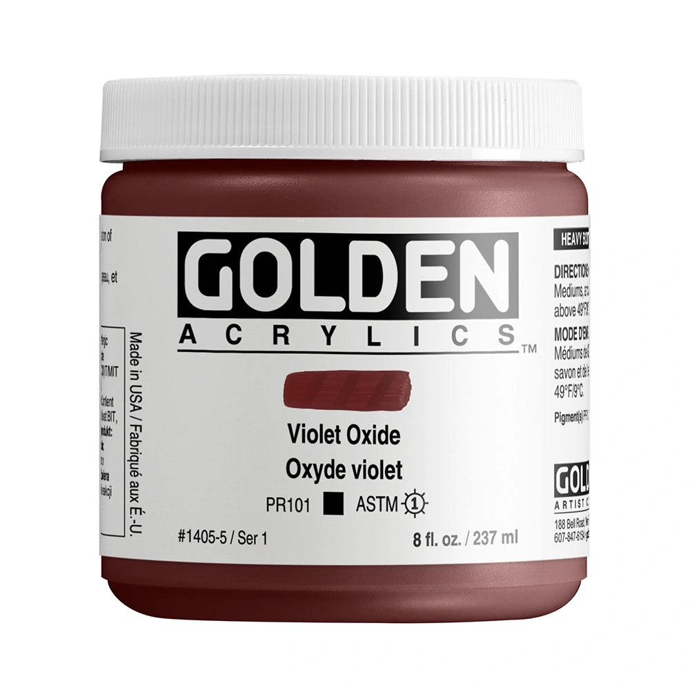 GOLDEN Heavy Body Acrylics 235ml Violet Oxide
