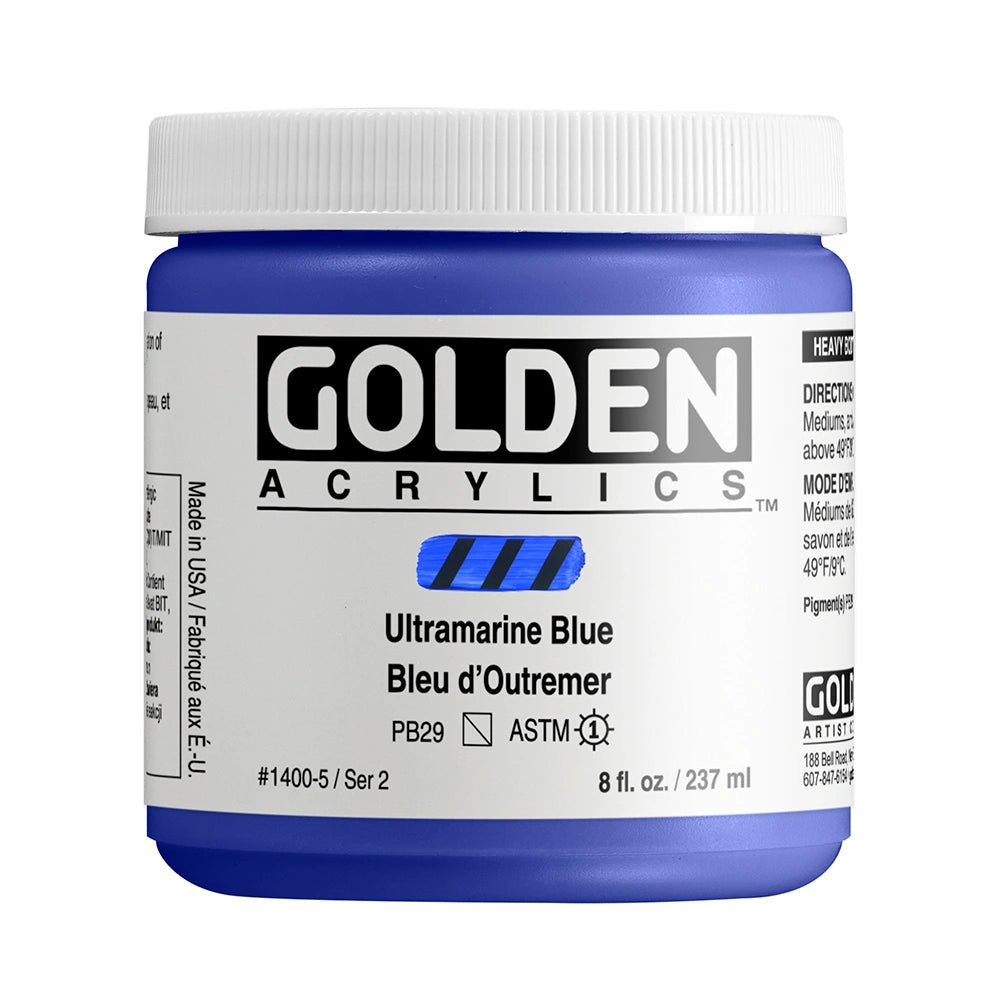 GOLDEN Heavy Body Acrylics 235ml Ultramarine Blue