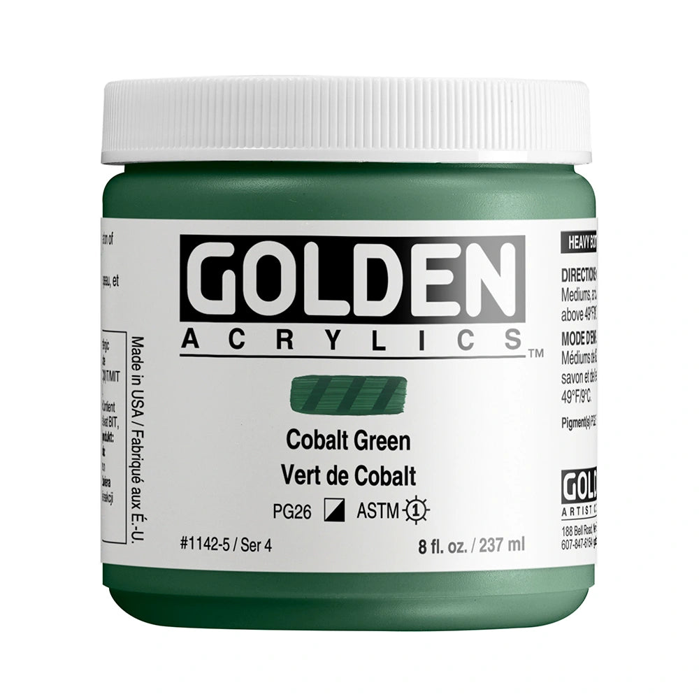 GOLDEN Heavy Body Acrylics 235ml Cobalt Green