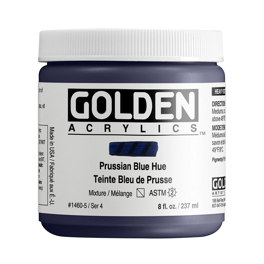 GOLDEN Heavy Body Acrylics 235ml Prussian Blue Hue