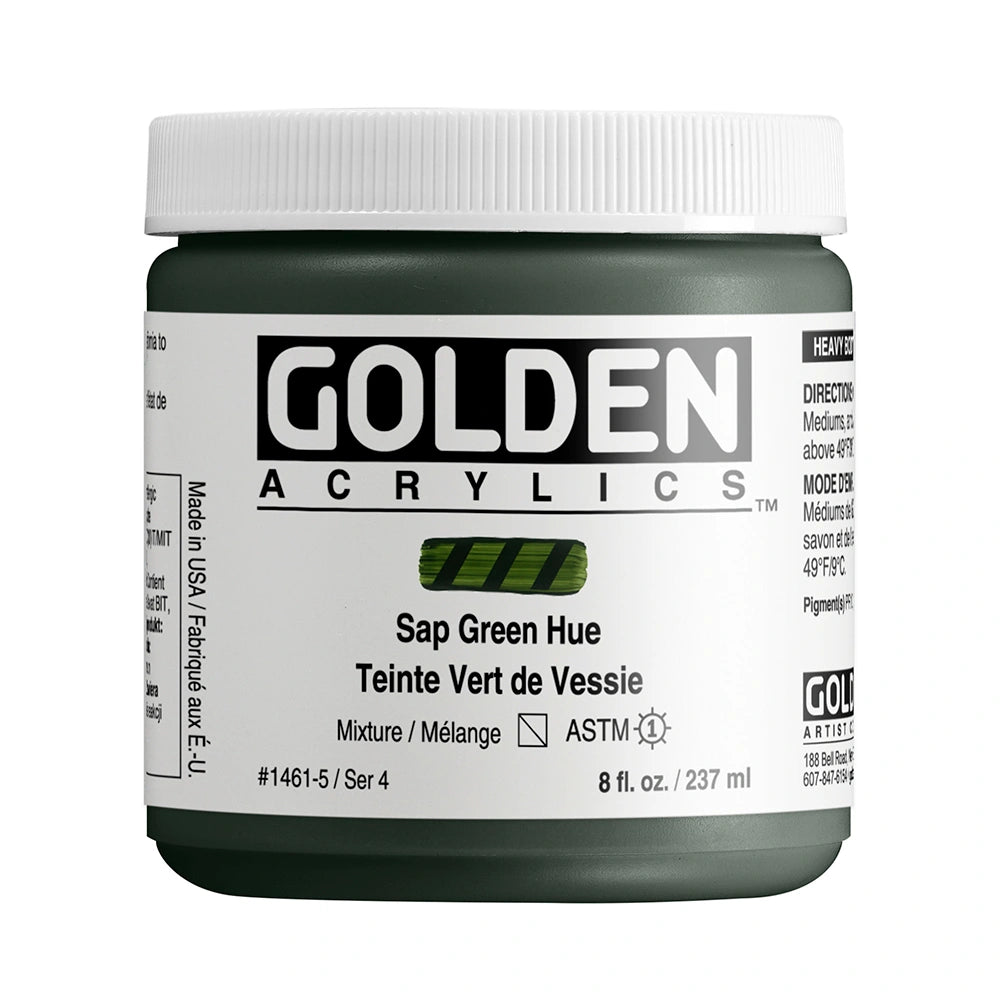 GOLDEN Heavy Body Acrylics 235ml Sap Green Hue