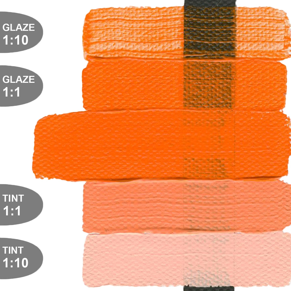 GOLDEN Heavy Body Acrylics 235ml C.P. Cadmium Orange