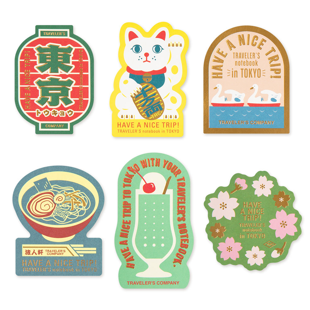 TRAVELERS Notebook TOKYO Sticker Set