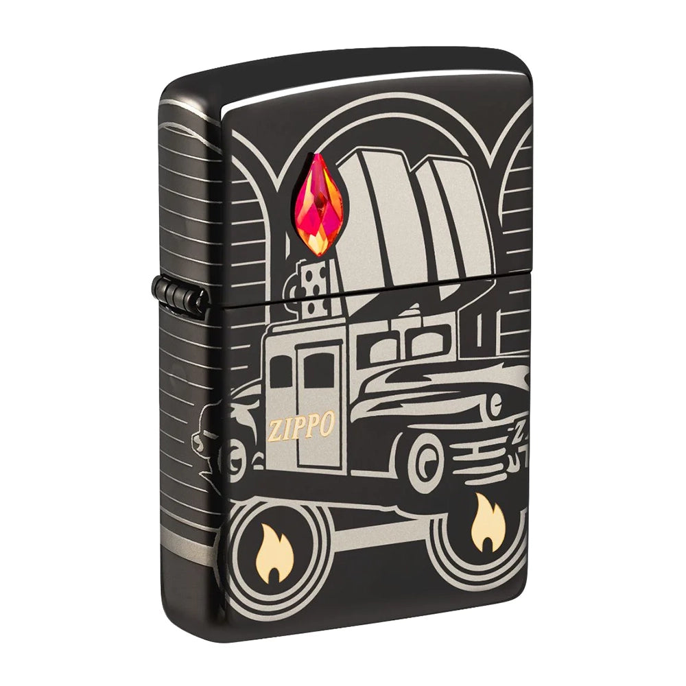 ZIPPO Lighter Zippo Car 75th Anniversary Limited Edition High Polish Black
