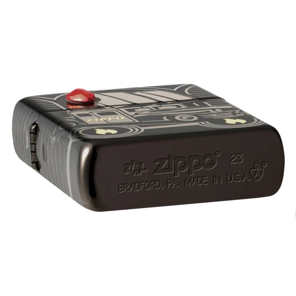 ZIPPO Lighter Zippo Car 75th Anniversary Limited Edition High Polish Black