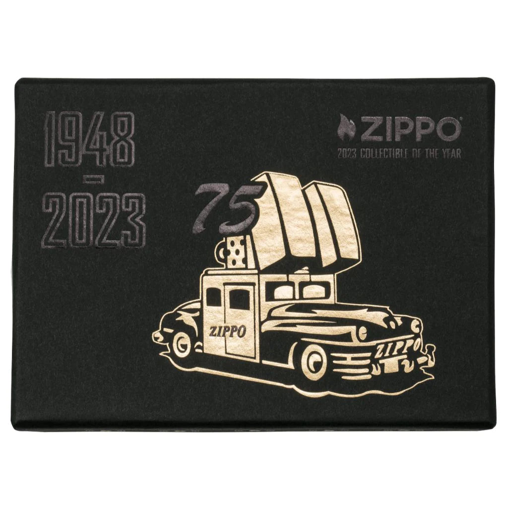 ZIPPO Lighter Zippo Car 75th Anniversary Limited Edition High Polish Black