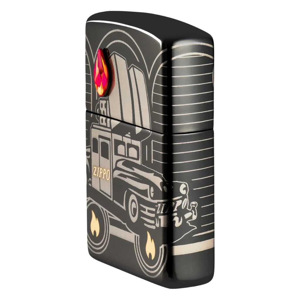ZIPPO Lighter Zippo Car 75th Anniversary Limited Edition High Polish Black