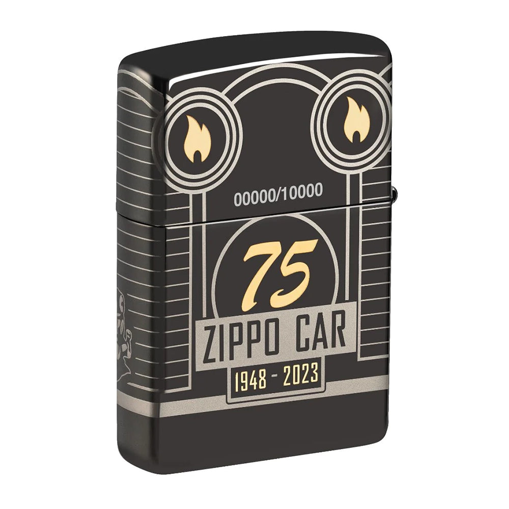 ZIPPO Lighter Zippo Car 75th Anniversary Limited Edition High Polish Black