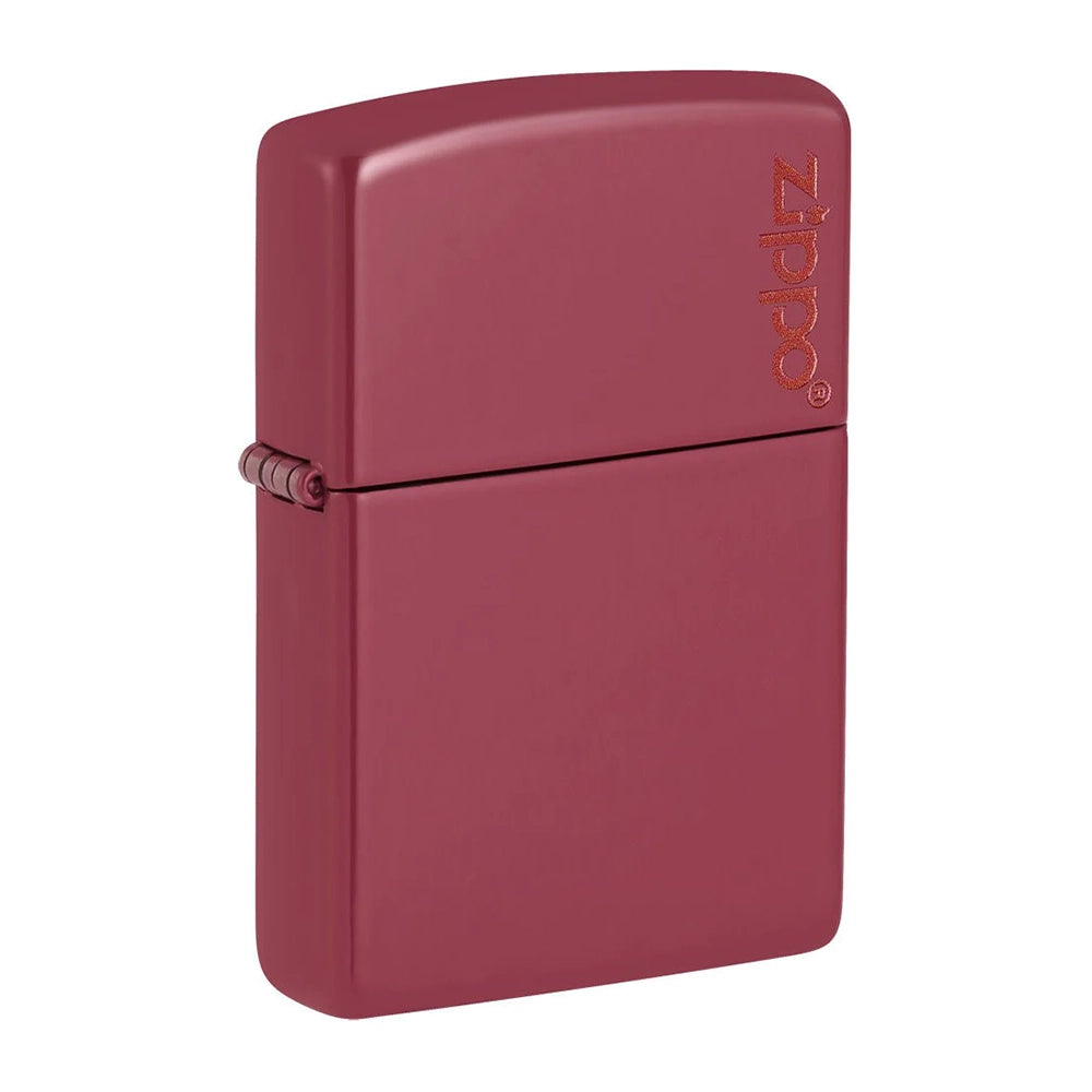 ZIPPO Lighter Red Brick with Zippo Logo