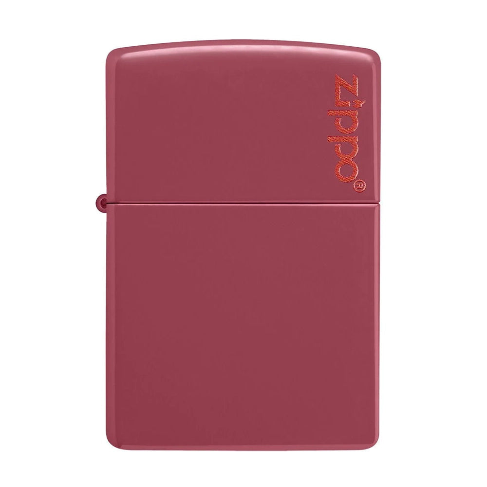 ZIPPO Lighter Red Brick with Zippo Logo