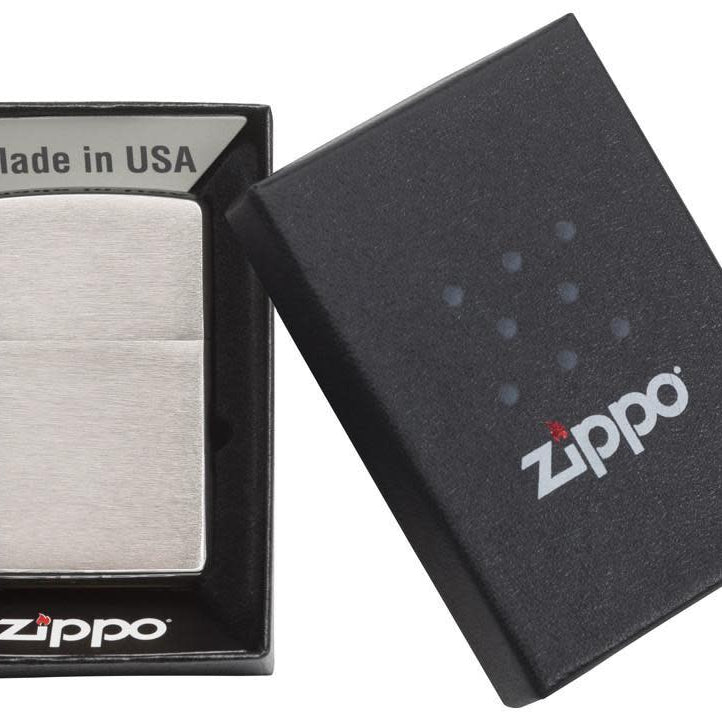 ZIPPO Lighter Armor Brushed Chrome
