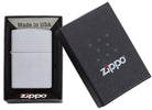 ZIPPO Lighter Satin Chrome