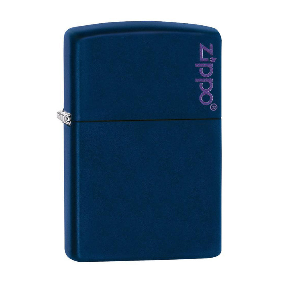ZIPPO Lighter Blue Matte with Zippo Logo