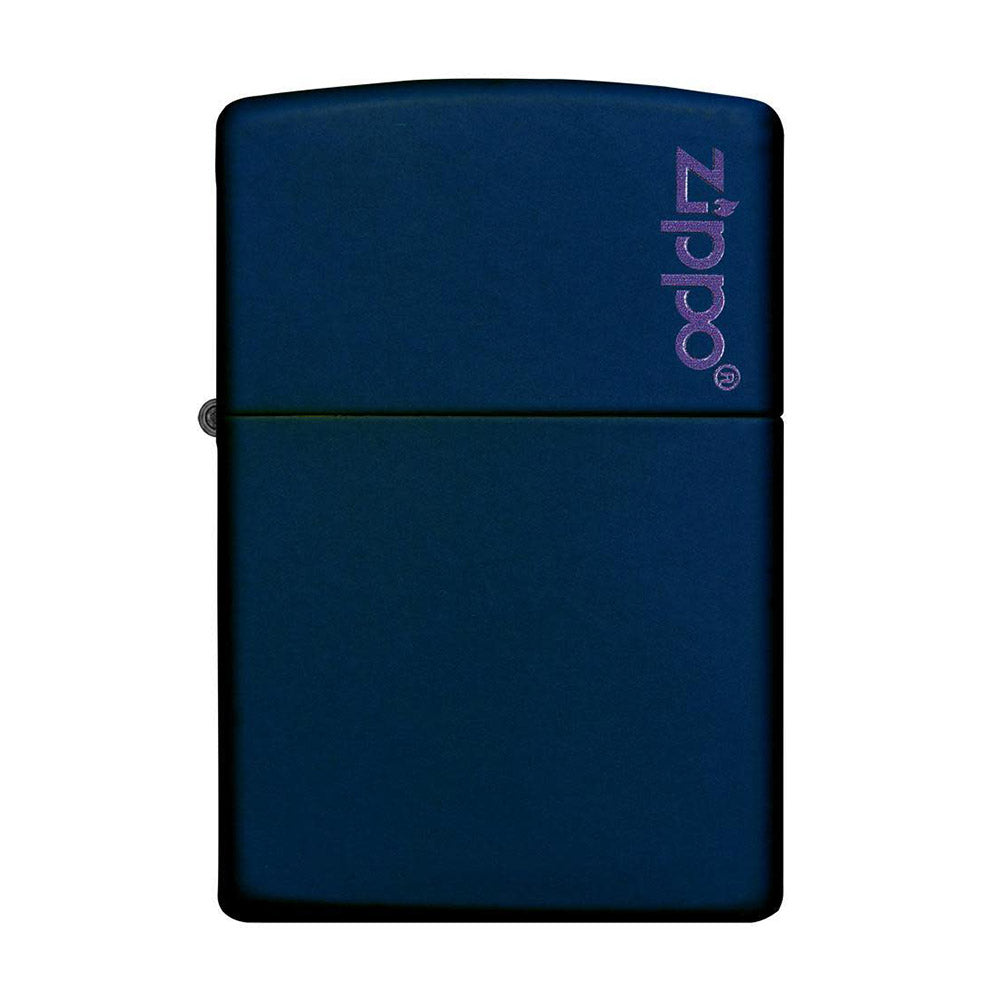 ZIPPO Lighter Blue Matte with Zippo Logo