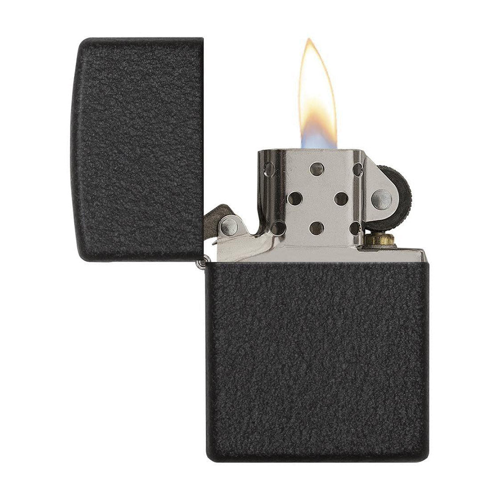 ZIPPO Lighter Black Crackle