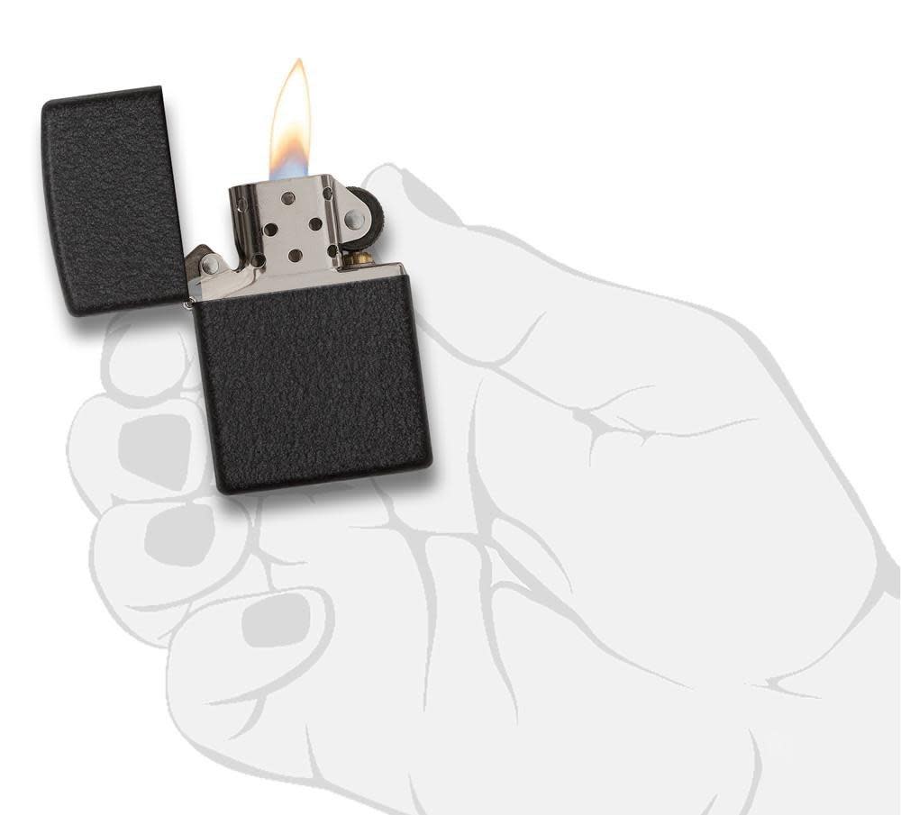 ZIPPO Lighter Black Crackle