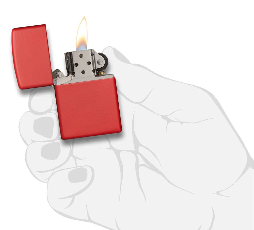 ZIPPO Lighter Red Matte