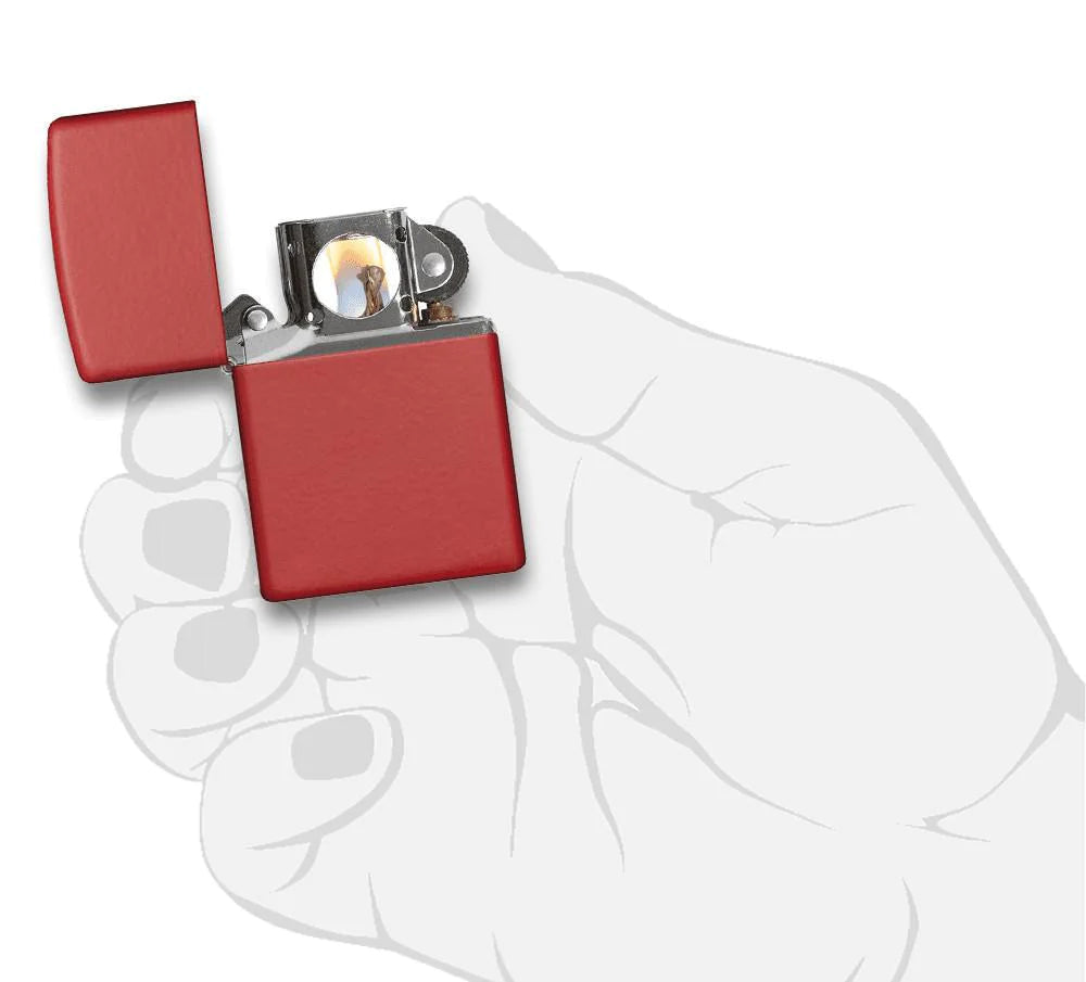 ZIPPO Lighter Red Matte