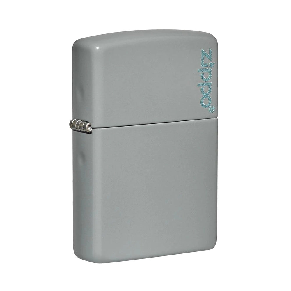 ZIPPO Lighter Flat Grey with Zippo Logo