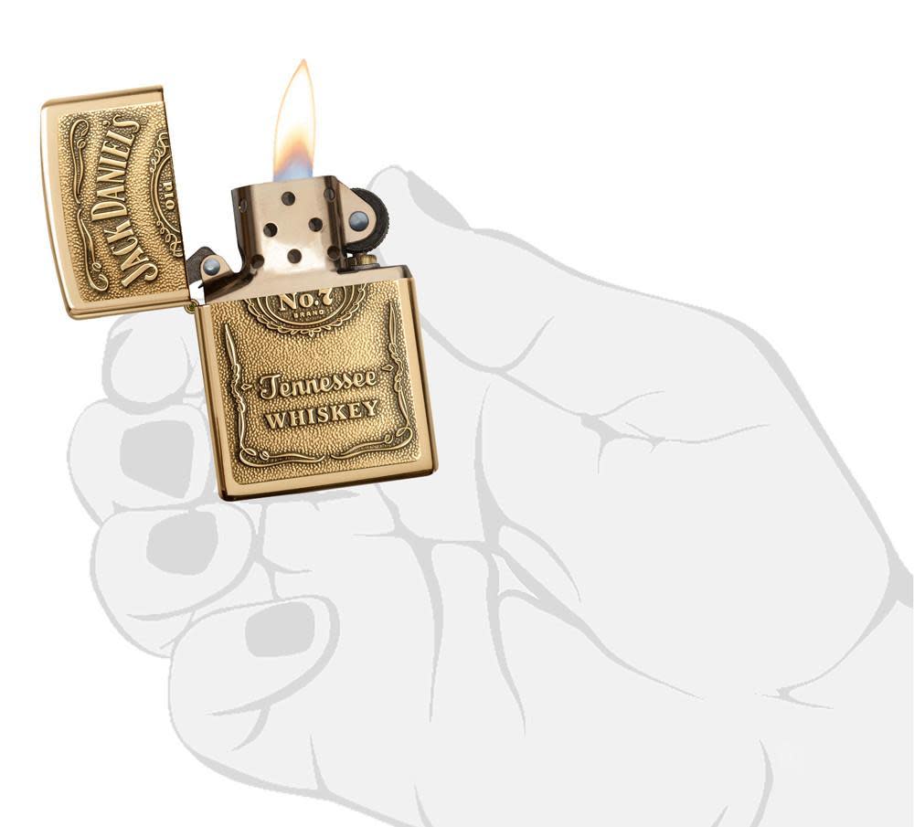 ZIPPO Lighter Jack Daniels Brass