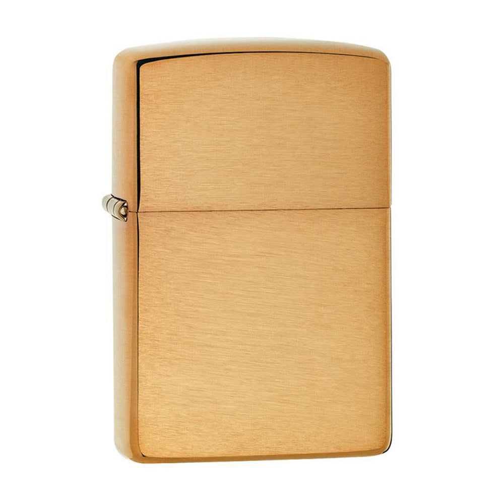 ZIPPO Lighter Brushed Solid Brass