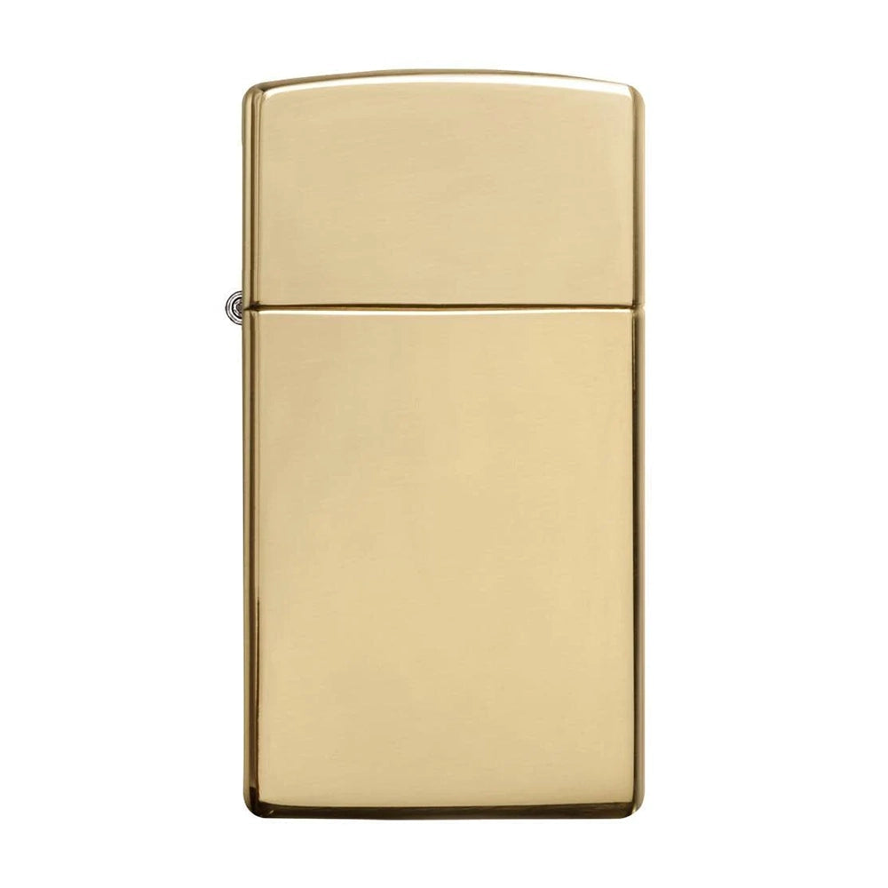 ZIPPO Lighter Slim High Polish Brass